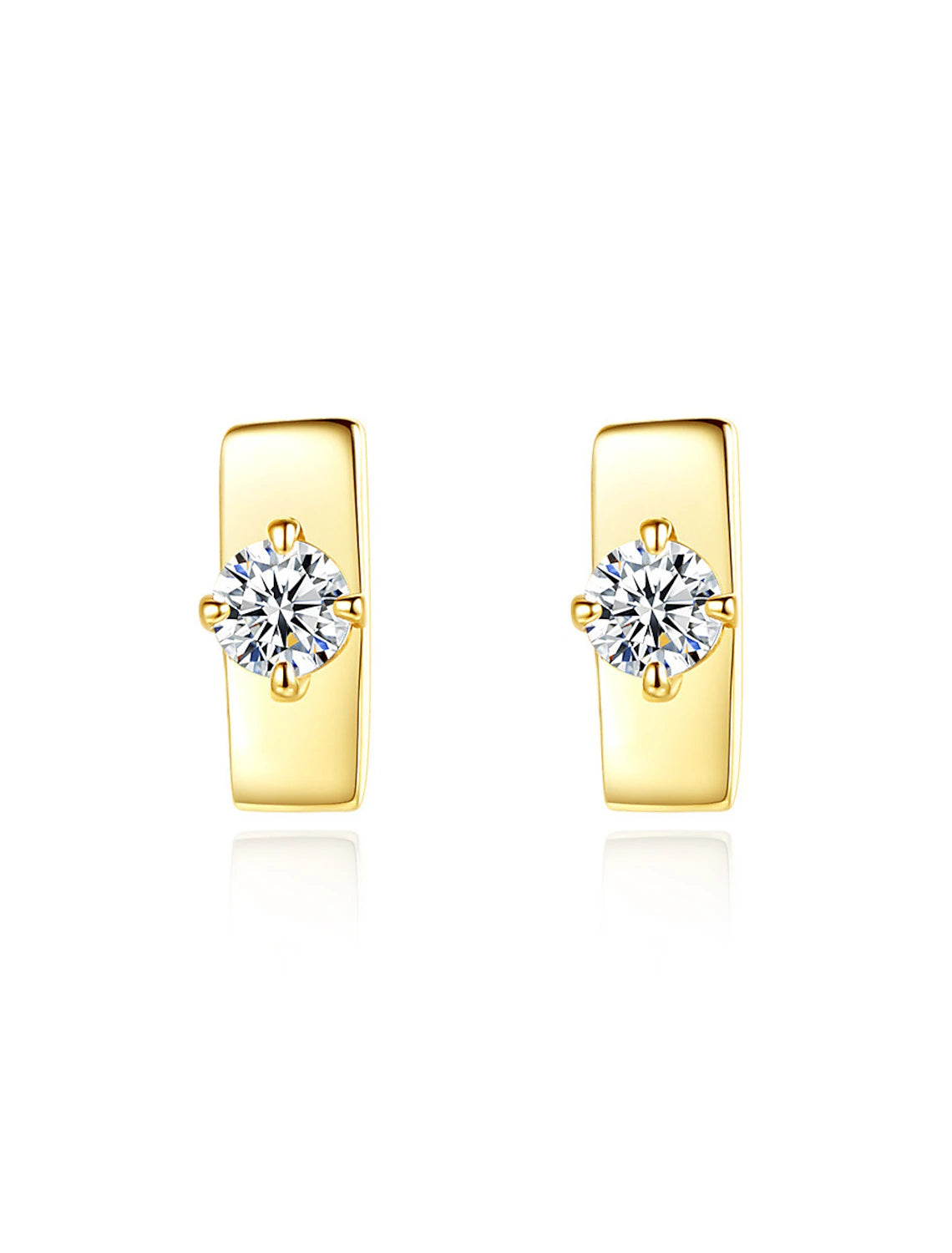 Wholesale Women's Stud Earrings Fine Jewelry Classic Precious Cute Stylish S925 Sterling Silver Earrings Jewelry Silver For Wedding Party 1 Pair